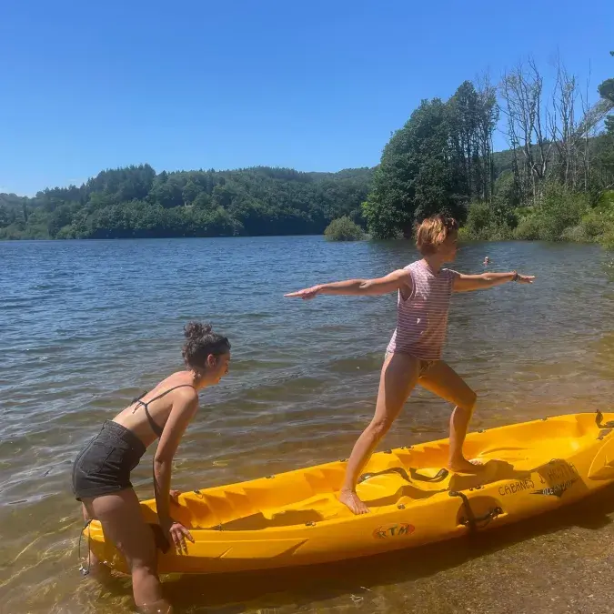 Canoë au Lac de La Salvetat