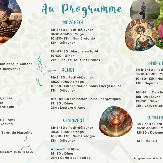 Programme Semaine Voyage Intérieur