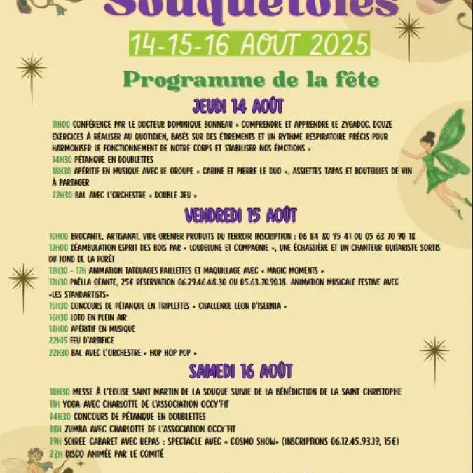 Fête locale Les Fééries Souquetoles_Anglès