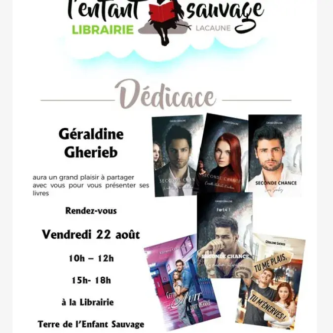 Dédicaces avec Géraldine GHERIEB_Lacaune
