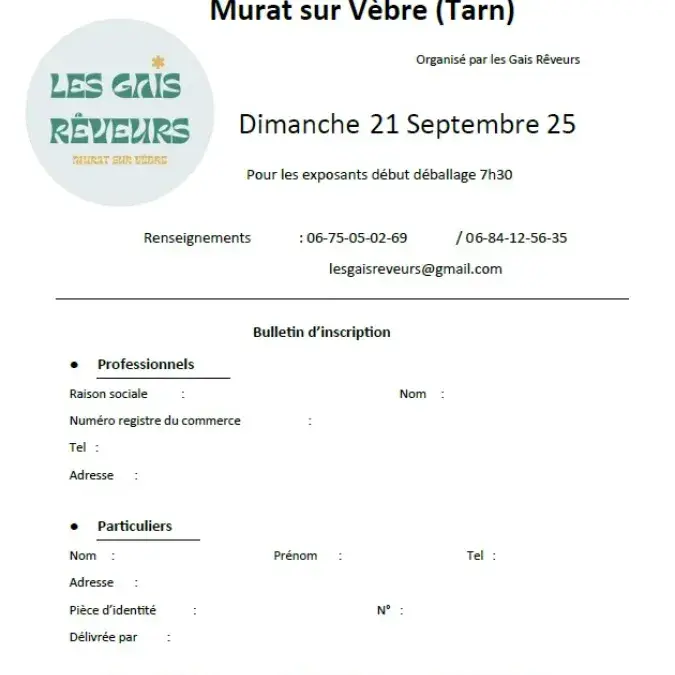 Vide Tout - Petit déj Tindélous/oeufs_Murat-sur-Vèbre