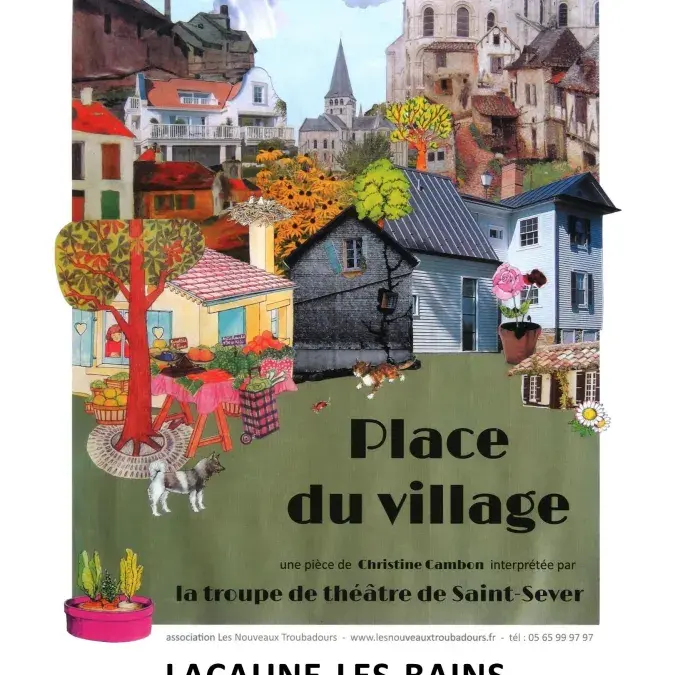 Théâtre : Place du village_Lacaune