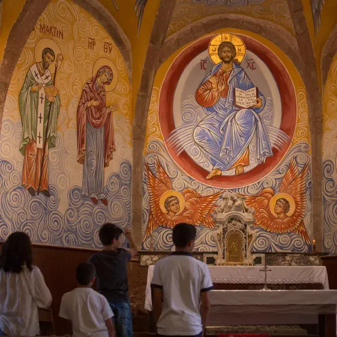 Fresques église de nages