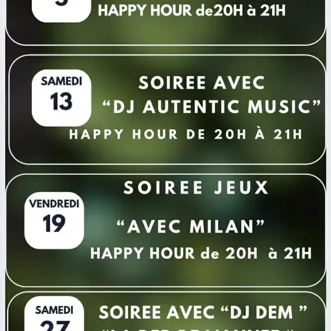 Soirée avec DJ Authentic Music_Lacaune