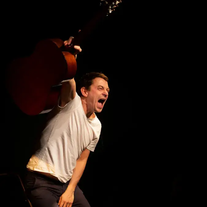 David Lafore : seul en scène tout acoustique - Festival Marée Haute #4_Berlats