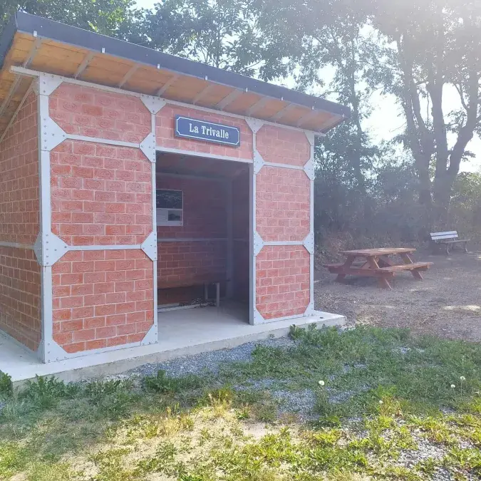 L’ancienne halte du Petit Train, fraîchement rénovée