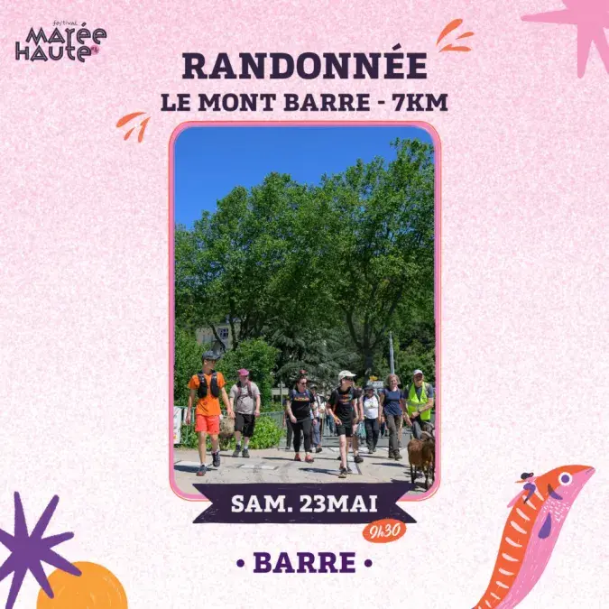 Randonnée : Mont Barre - Festival Marée Haute #4_Barre