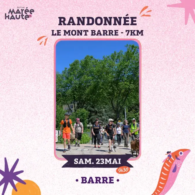 Randonnée à Barre le 23/05