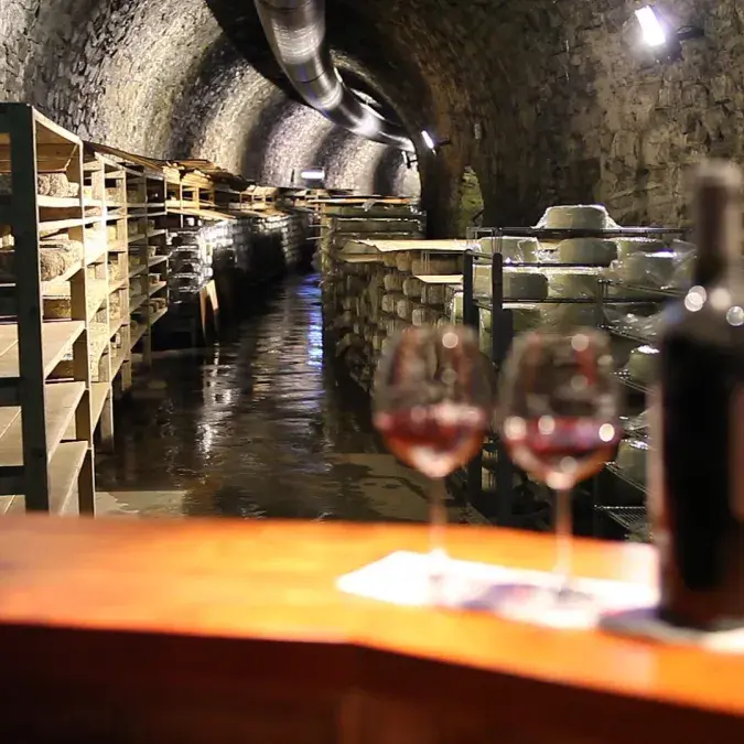 Visite commentée du tunnel d'affinage de la Laiterie Fabre_Viane