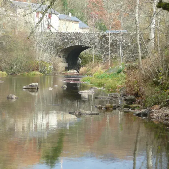 Agout sous le pont de Cambon