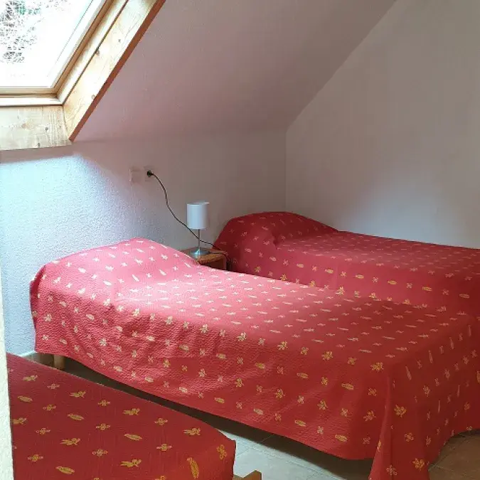 Chambre lits simples