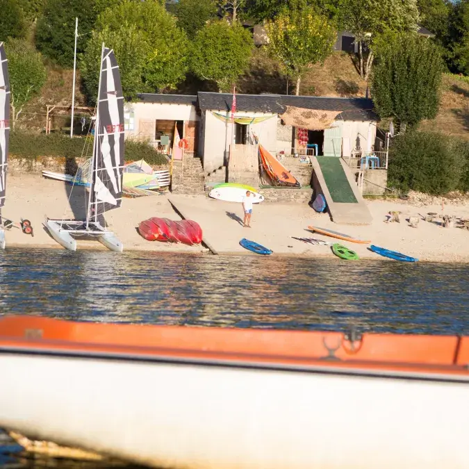 Cours de 420 - Bases nautiques du Haut-Languedoc_Nages