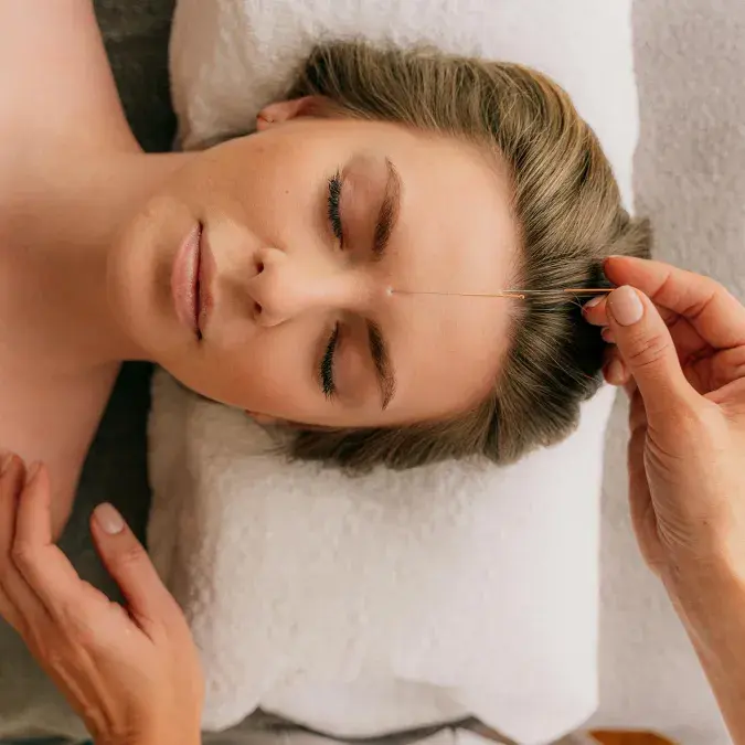 Massage visage et cou aculifting_Nages