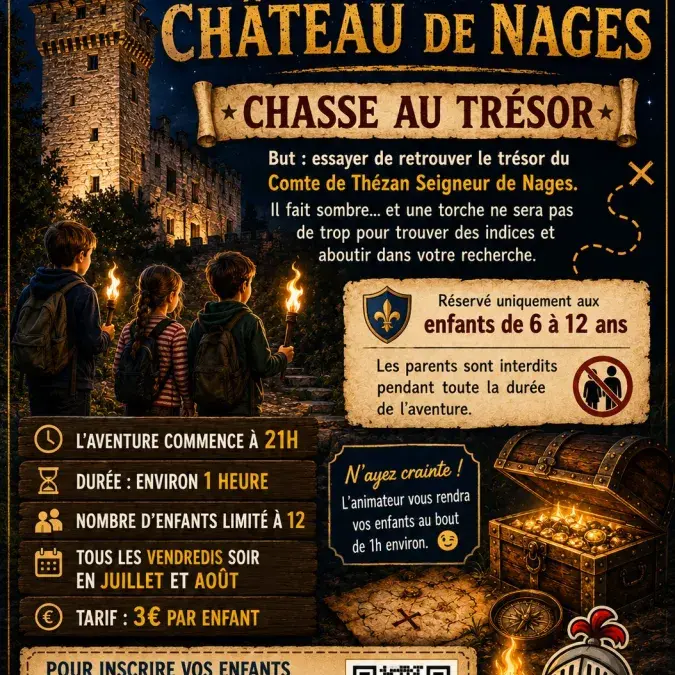 Chasse au trésor nocturne