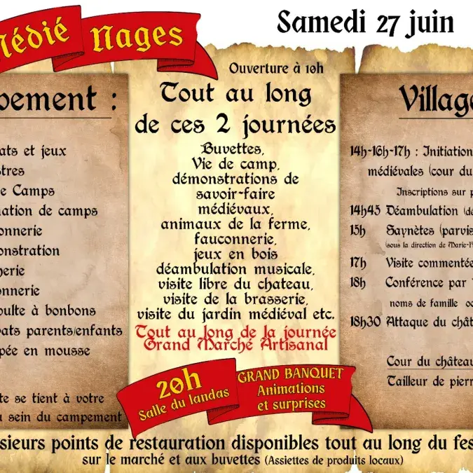 Medié-Nages - Le festival médiéval de Nages_Nages