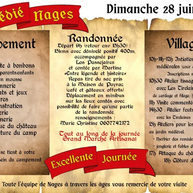 Medié-Nages - Le festival médiéval de Nages_Nages