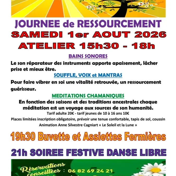 Journée ressourcement