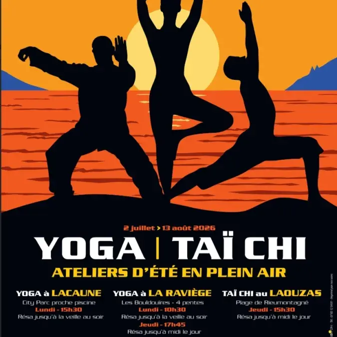 Yoga atelier d'été en plein air