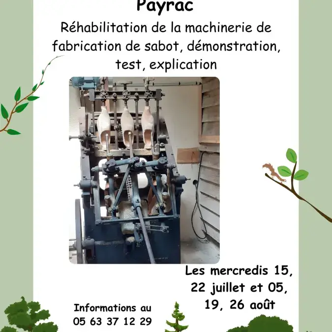 L'apprenti aux sabots à Payrac