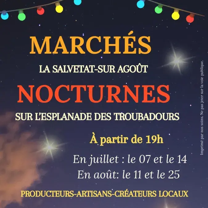 Marché nocturne_La Salvetat-sur-Agout