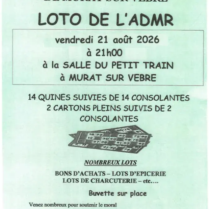 Loto de l'ADMR_Murat-sur-Vèbre