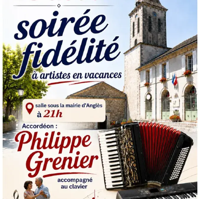 43ème Festival de musique d'été :  Soirée fidélité artistes en vacances_Anglès