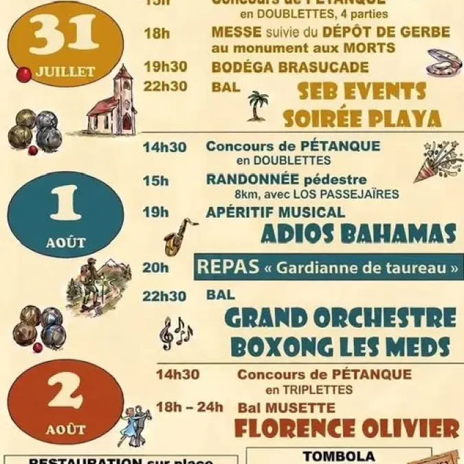 Fête à Condomines_Nages