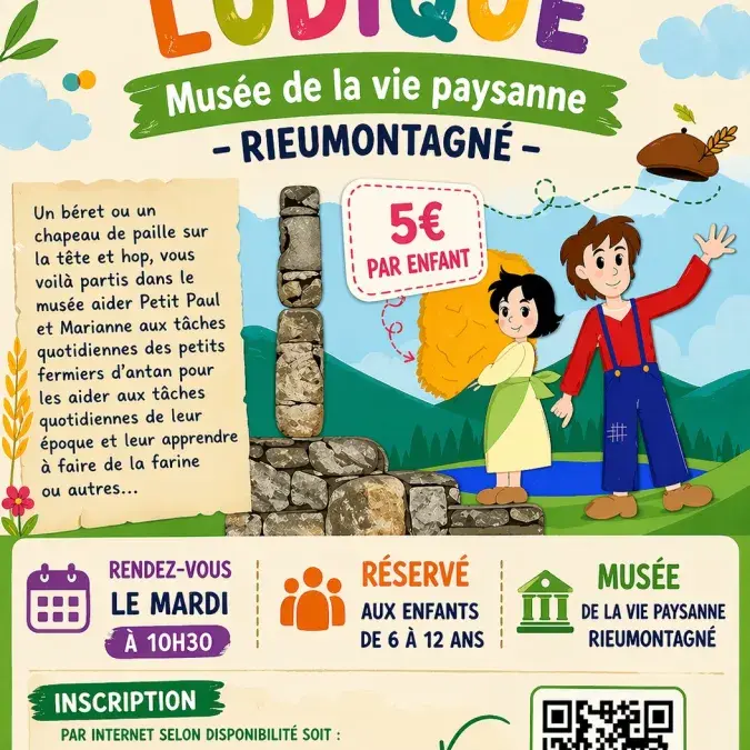 Visite ludique du musée de la vie paysanne