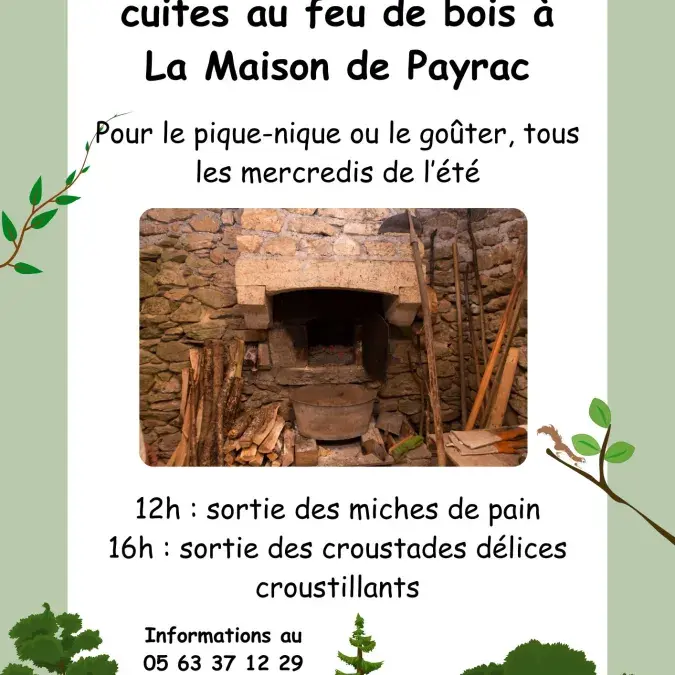 Gourmandises d'été cuites au feu de bois