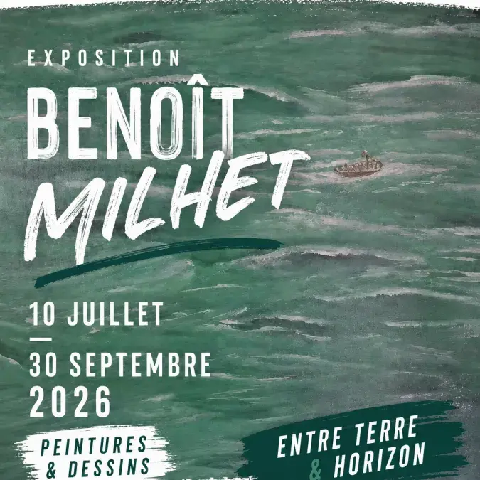 Affiche exposition Benoît Milhet