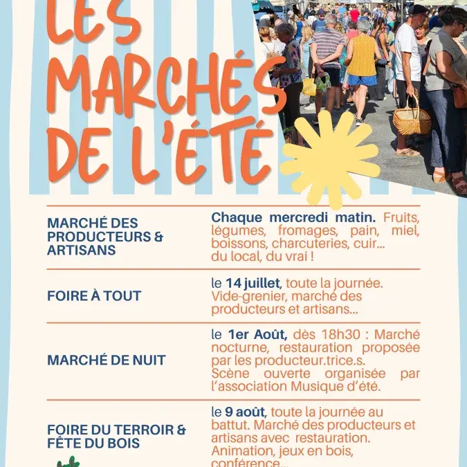 Les marchés de l'été