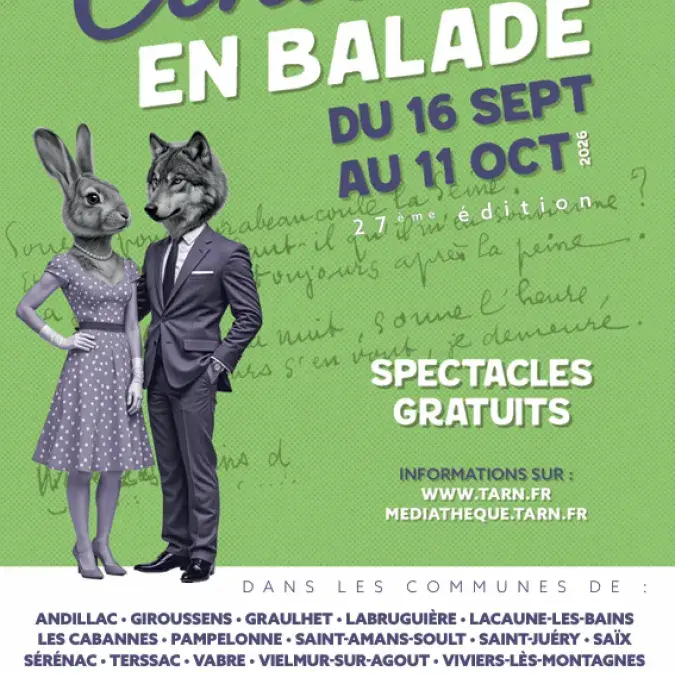 Affiche Contes en Balade 2026