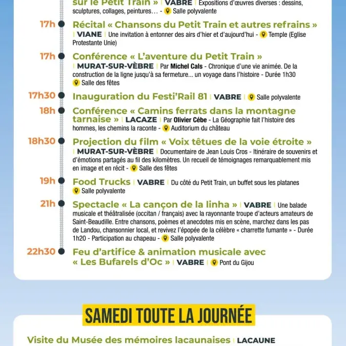 Festi'Rail 81 : la grande fête du petit train_Brassac
