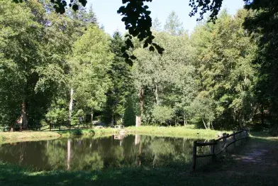 Passage par le bassin de Poutras à Picotalen