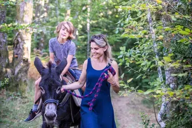 Balade à dos d'ânes