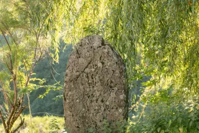 Face principale de la statue-menhir