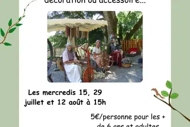 Tableau en laine feutrée à Payrac
