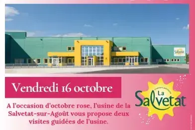 " Ensemble pour Octobre rose " Visites guidées de l'usine _La Salvetat-sur-Agout